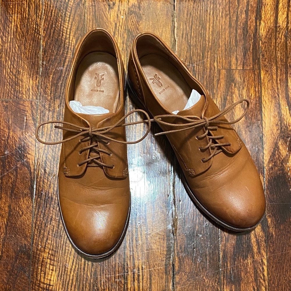 Fyre Elyssa Oxford Shoes Women Size 7 Brown